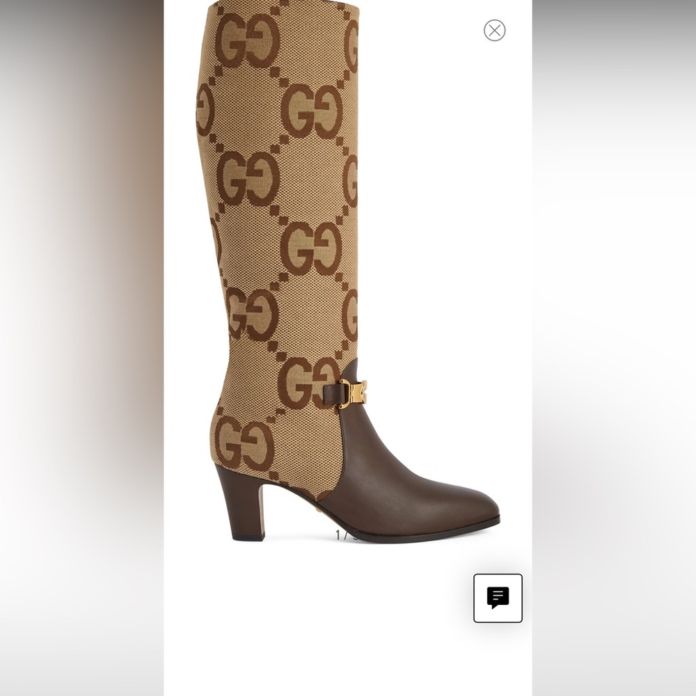 NWT Gucci Anna Interlocking-G Boot 38.5